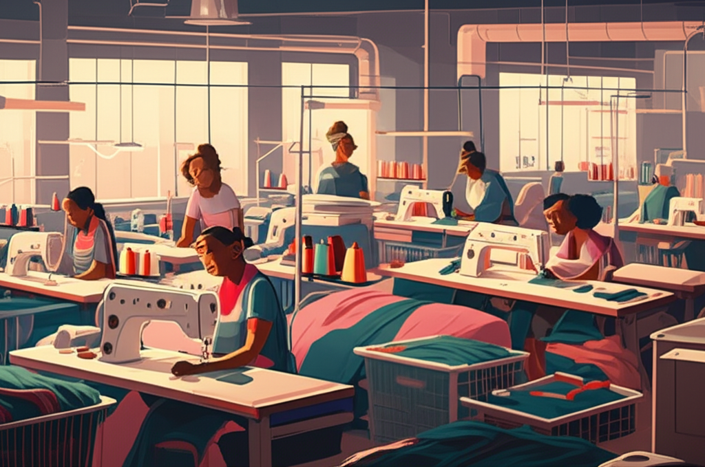 JS Sewing Factory Interior